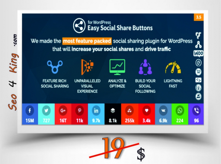 Easy Social Share Buttons v4.0