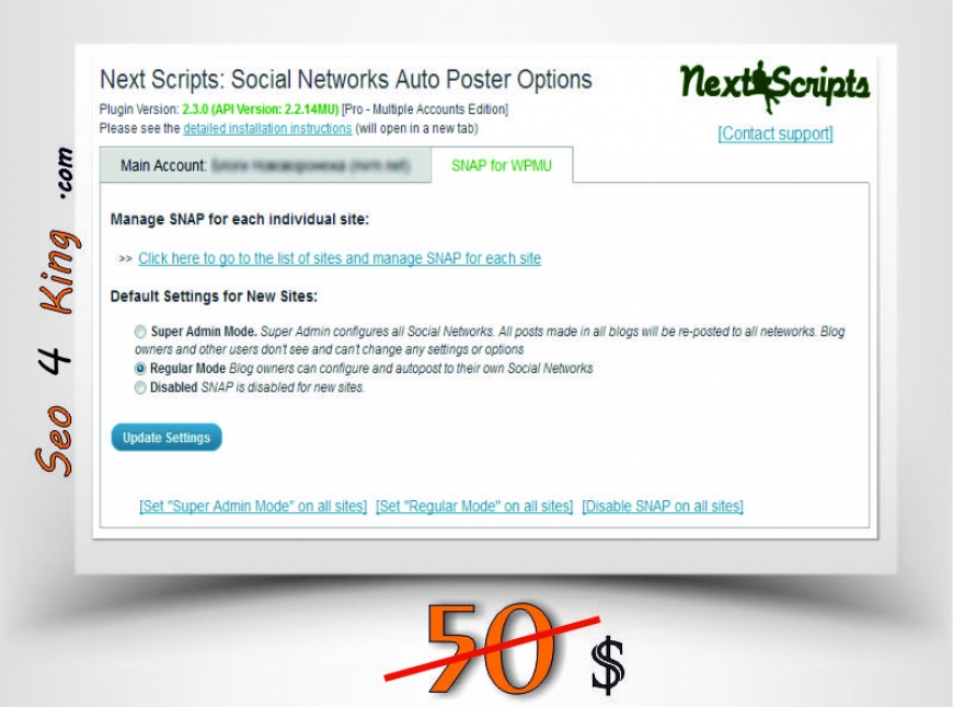 Social Networks Auto Poster Pro 3.6.10