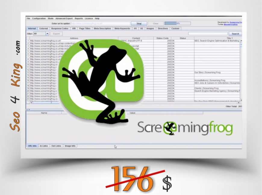 Screaming Frog SEO Spider 7.2